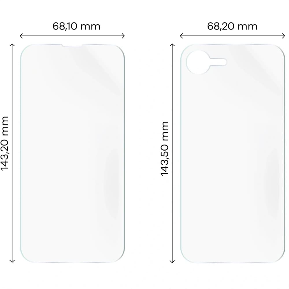 Bizon Glass Hydrogel Pack Apple iPhone 16e - 2