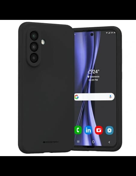Etui Mercury Silicone do Samsung Galaxy A56 czarny