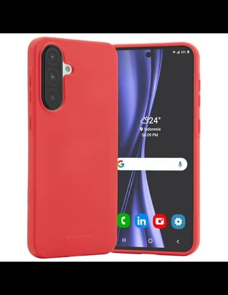 Etui Mercury Soft do Samsung Galaxy A56 czerwony