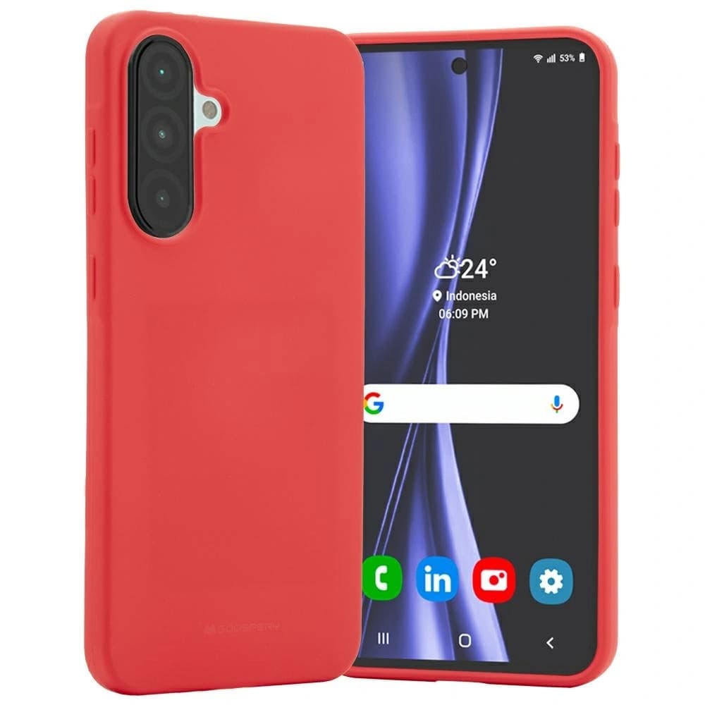 Mercury Soft Case Samsung Galaxy A56 red - 1
