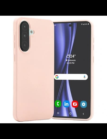 Etui Mercury Soft do Samsung Galaxy A56 różowo-piaskowy