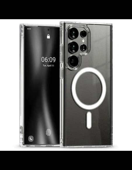 Mercury MagSafe Jelhard pouzdro Samsung Galaxy S24 Ultra průhledné