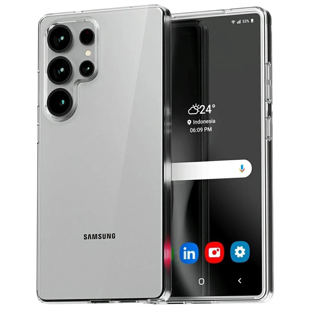 Mercury Jelly Clear Case Samsung Galaxy S25 Ultra klar - 1