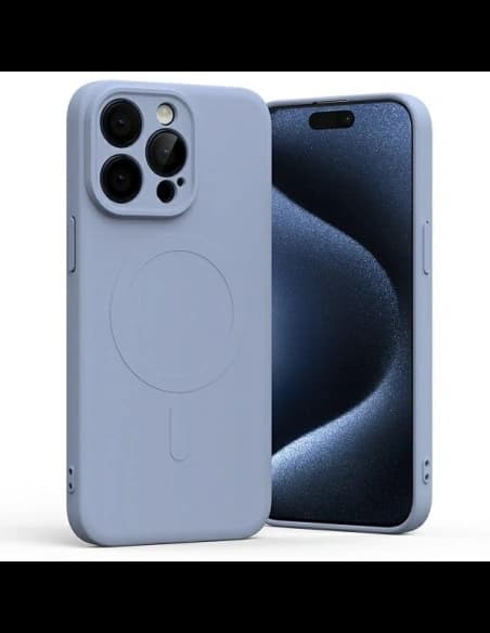 Mercury MagSafe Fél-Szilikon Tok Apple iPhone 15 Pro Max levendula