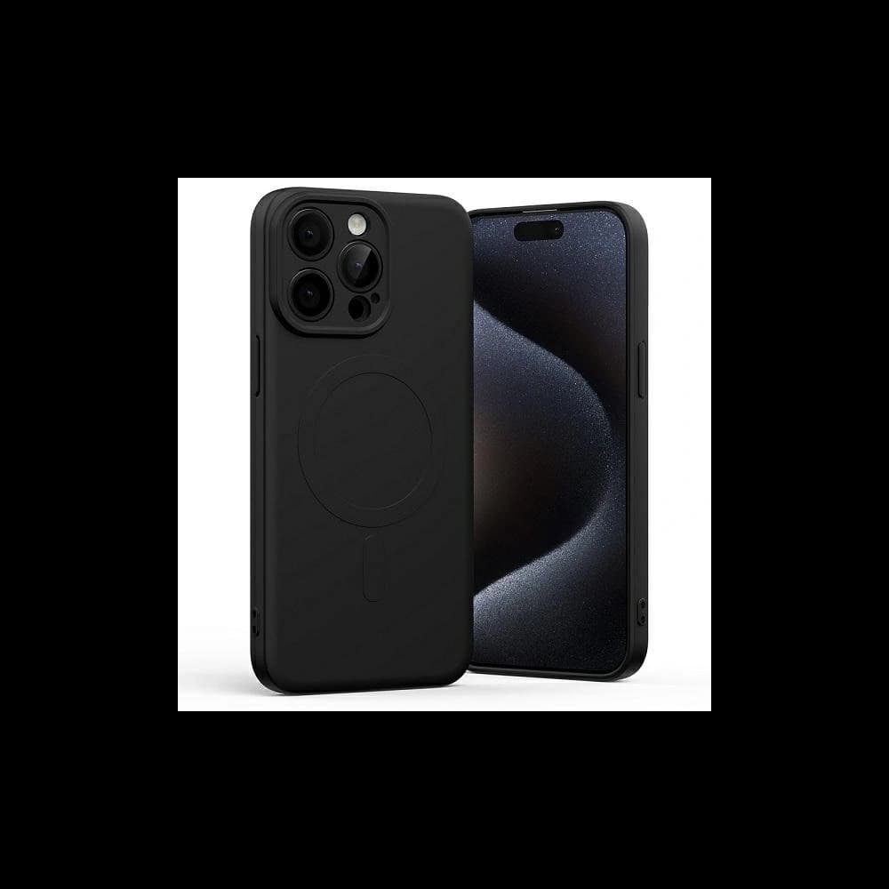 Mercury MagSafe Semi-Silicone Case Apple iPhone 15 Pro Max black - 1