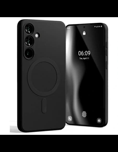 Mercury MagSafe Semi-Silikonhülle Samsung Galaxy S24 FE schwarz