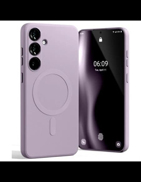 Mercury MagSafe Semi-Silikonhülle Samsung Galaxy S24 FE lilafarben