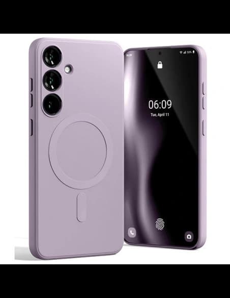 Husa semi-siliconică Mercury MagSafe pentru Samsung Galaxy S24+ Plus, mov lila