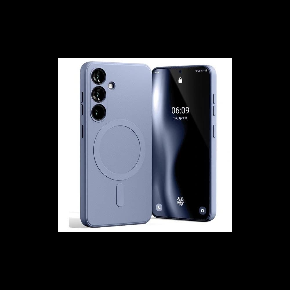 Mercury MagSafe Polosilikonový kryt pro Samsung Galaxy S24 levandulový - 1