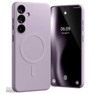 Mercury MagSafe Semi-Silikonhülle Samsung Galaxy S24 lilafarben