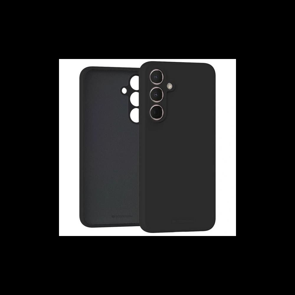Husă din silicon Mercury pentru Samsung Galaxy A35 neagră - 1