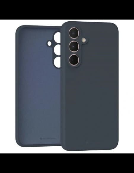 Husă din silicon Mercury pentru Samsung Galaxy A35, albastru marin
