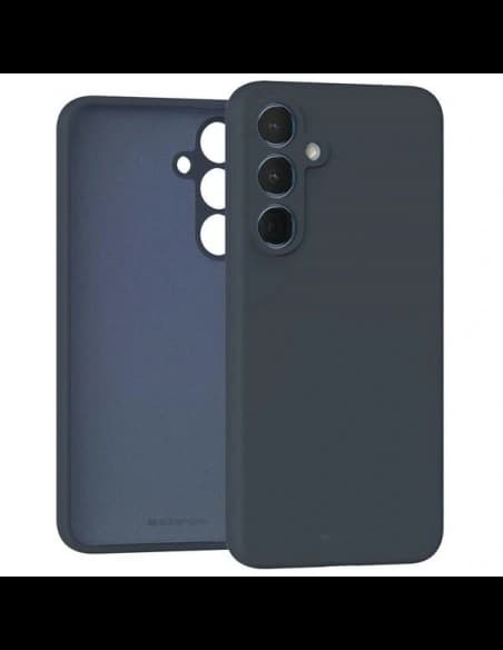 Husa din silicon Mercury pentru Samsung Galaxy A55, albastru marin