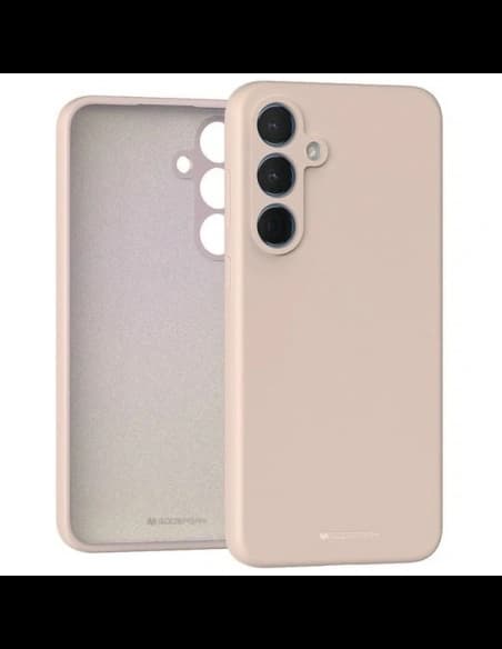 Husa din silicon Mercury pentru Samsung Galaxy A55 roz nisipos