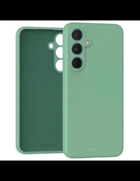 Husa din silicon Mercury pentru Samsung Galaxy A55 verde