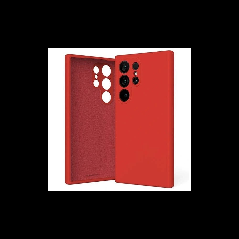 Mercury silikonový obal Samsung Galaxy S24 Ultra červený