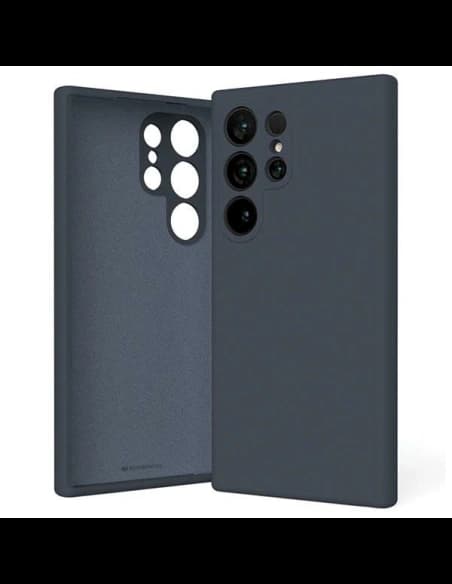 Husa din silicon Mercury pentru Samsung Galaxy S24 Ultra, albastru marin