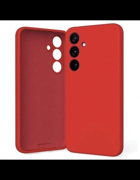 Mercury Silicone Case Samsung Galaxy S24+ Plus red