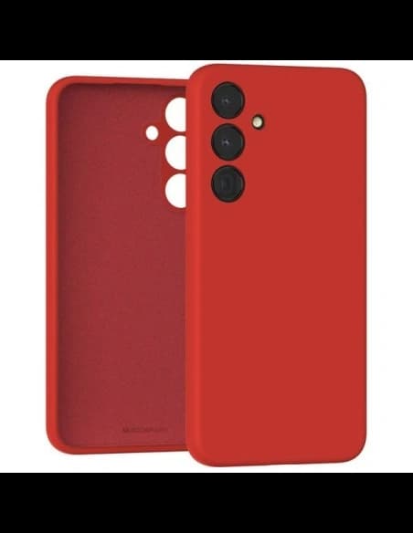 Mercury Szilikon Tok Samsung Galaxy A15 4G/5G piros