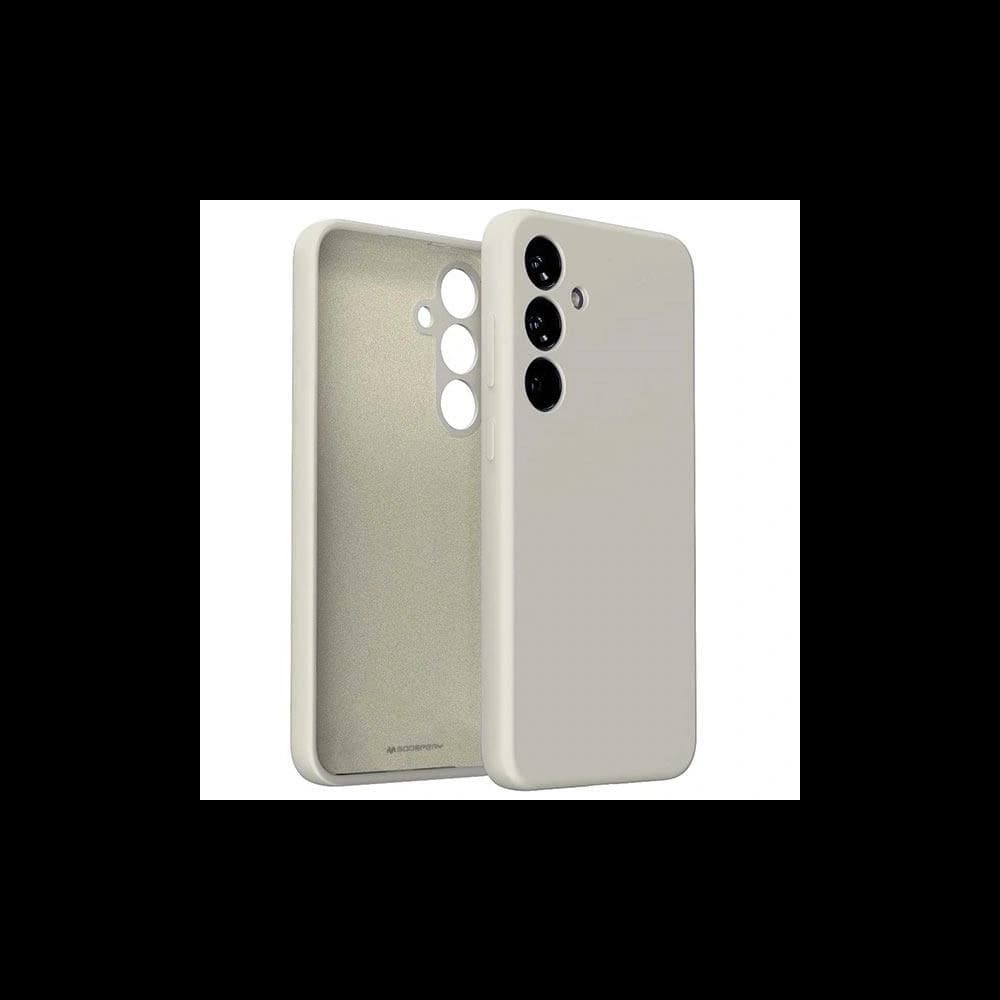 Carcasă din silicon Mercury pentru Samsung Galaxy S23 FE gri deschis