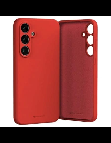 Mercury Szilikon Tok Samsung Galaxy S24 FE piros