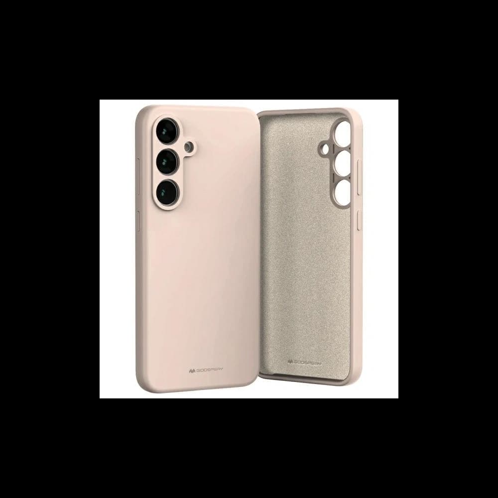 Mercury Szilikon Tok Samsung Galaxy S24 FE homokrózsaszín - 1