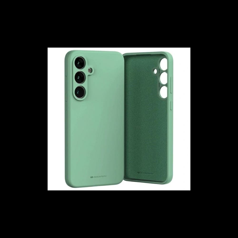 Mercury Silicone Case Samsung Galaxy S24 FE green