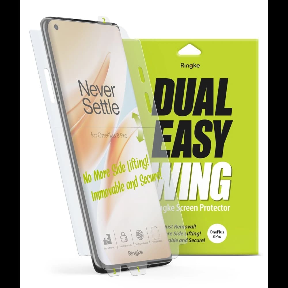 Ringke Dual Easy Wing Full Cover OnePlus 8 Pro [2 PACK] - 1