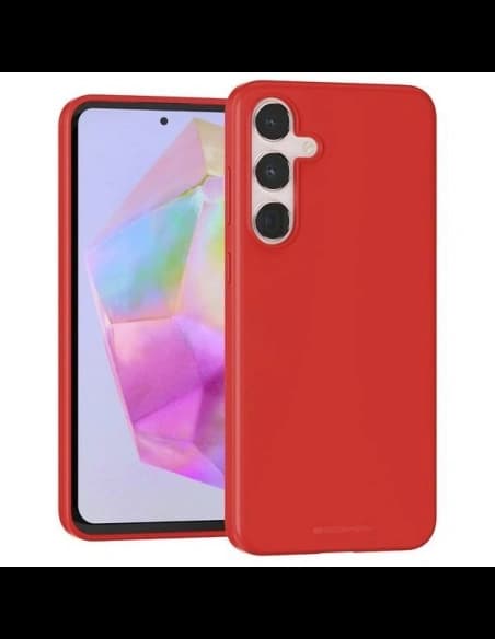 Husă moale Mercury pentru Samsung Galaxy A35 roșie