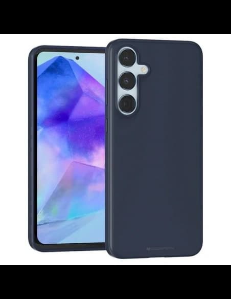 Husa moale Mercury pentru Samsung Galaxy A55, albastră