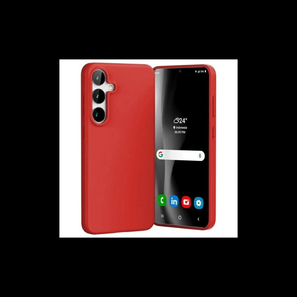 Mercury Soft Case Samsung Galaxy S24 FE piros - 1