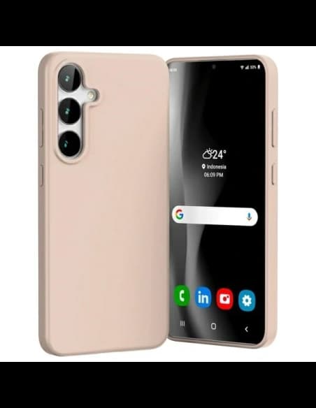 Mercury Puha Tok Samsung Galaxy S24 FE homok rózsaszín