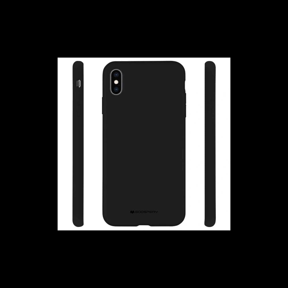 Husa din silicon Mercury pentru Samsung Galaxy S21+ Plus neagră - 5