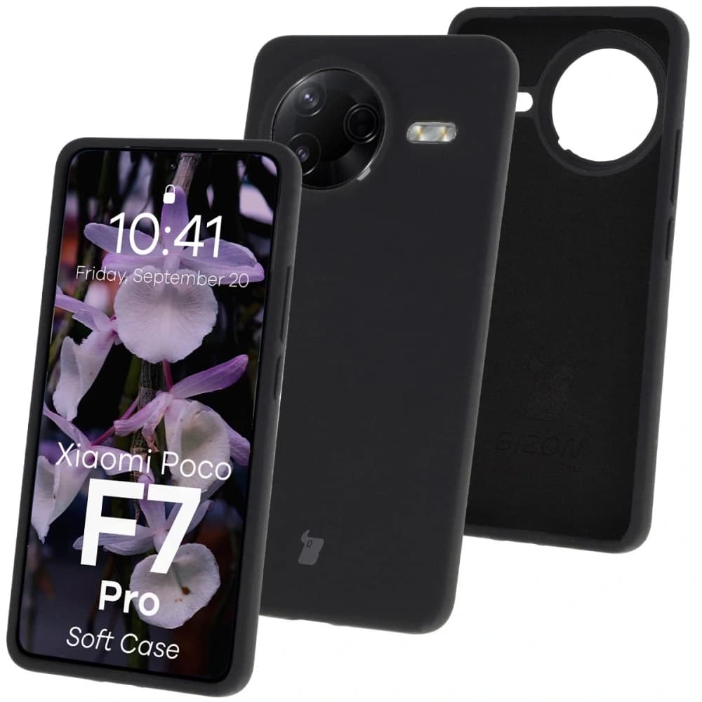 Bizon Soft Case Xiaomi POCO F7 Pro fekete