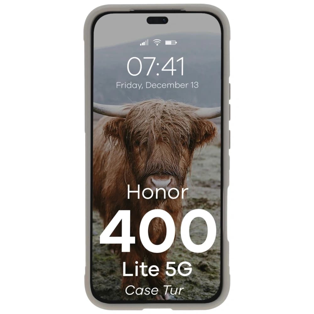 Bizon Case Tur Honor 400 Lite světle šedá - 5