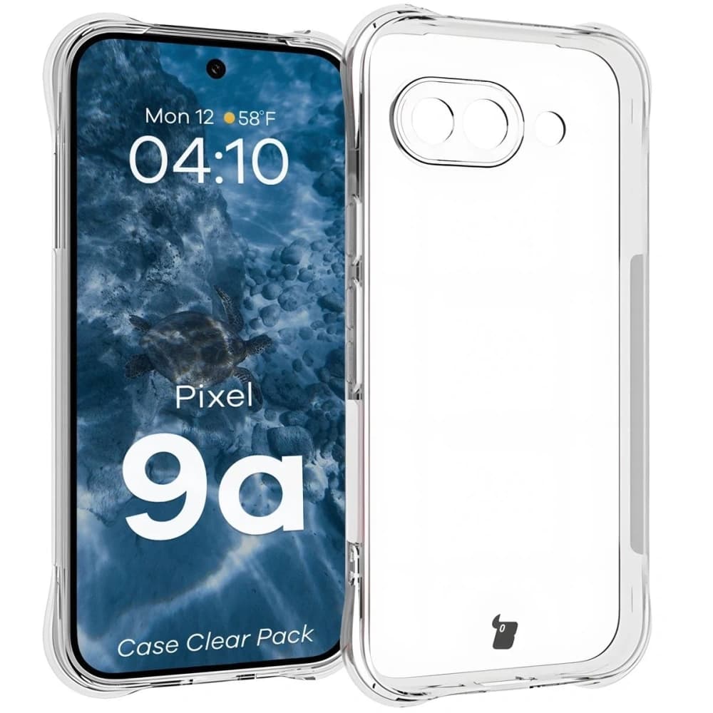 Bizon Case Clear Pack pouzdro + 2x ochranná fólie na displej Google Pixel 9a - 3