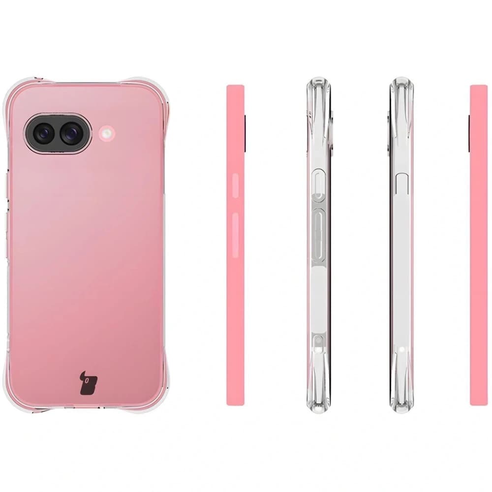 Bizon Case Clear Pack pouzdro + 2x ochranná fólie na displej Google Pixel 9a - 4