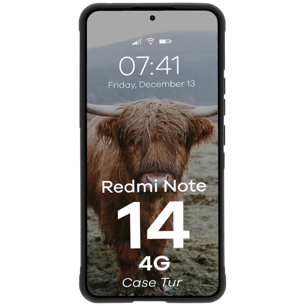 Carcasă Bizon Tur Xiaomi Redmi Note 14 4G neagră - 5