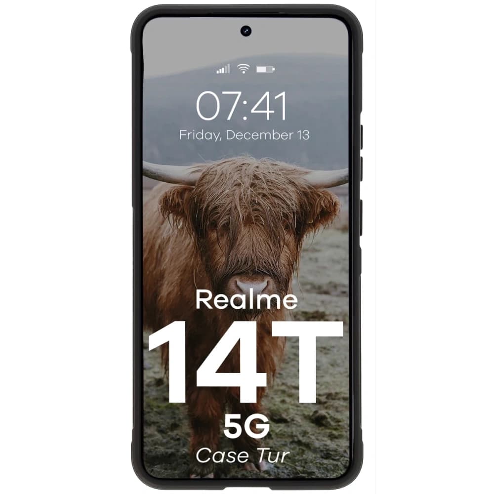 Bizon Case Tur Realme 14T 5G schwarz - 5