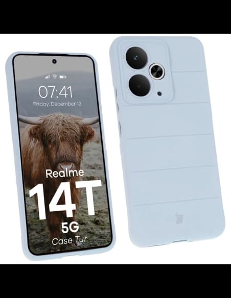 Bizon Case Tur Realme 14T 5G hellblau