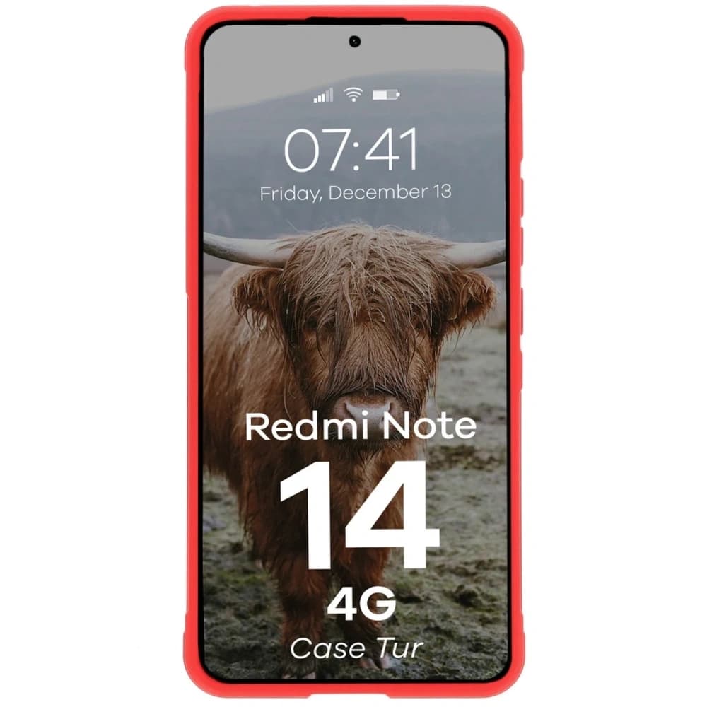 Bizon pouzdro Tur Xiaomi Redmi Note 14 4G červené - 5