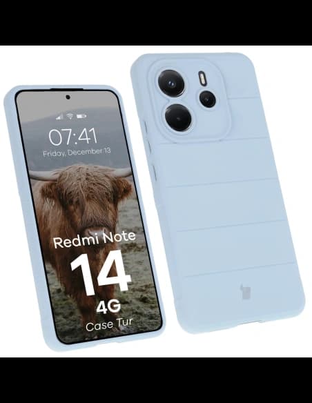 Carcasă Bizon Tur pentru Xiaomi Redmi Note 14 4G albastru deschis