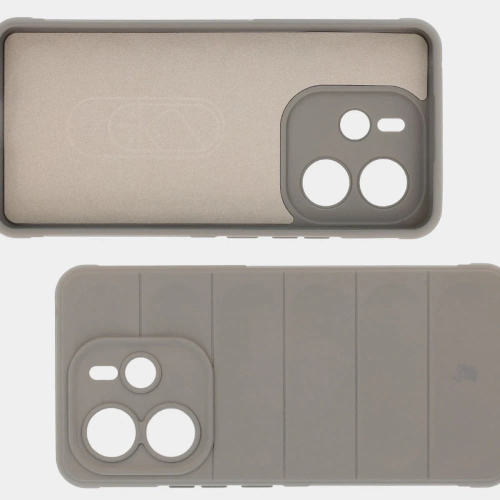 Husa Bizon pentru Xiaomi Redmi Note 14 4G gri deschis - 6