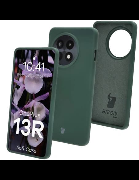Bizon Soft Case OnePlus 13R tmavě zelená