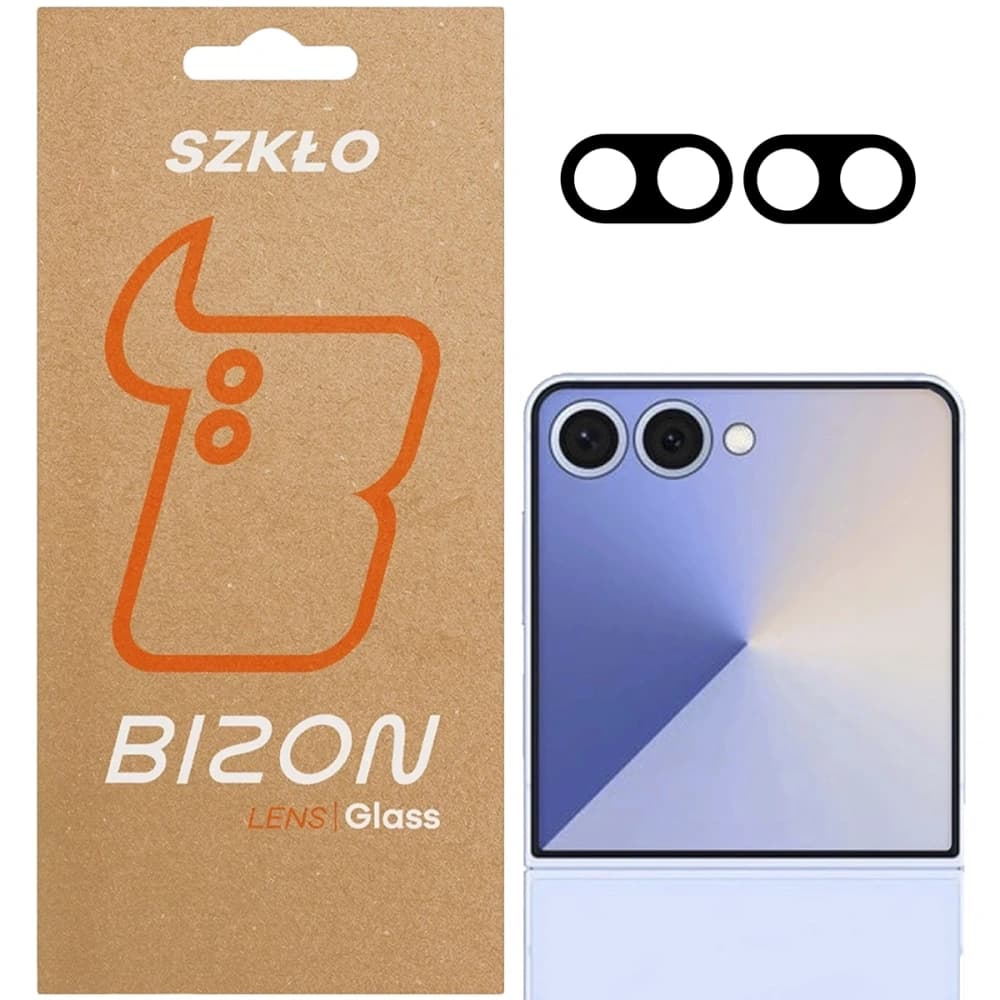 Bizon Glass Lens Samsung Galaxy Z Flip7 [2 PACK] - 1