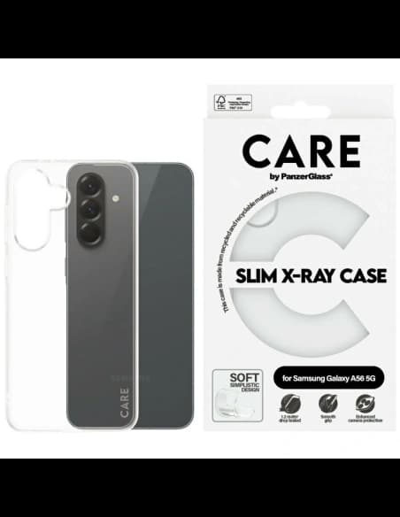 Etui CARE by PanzerGlass Fashion X-Ray do Samsung Galaxy A56 5G przezroczysty