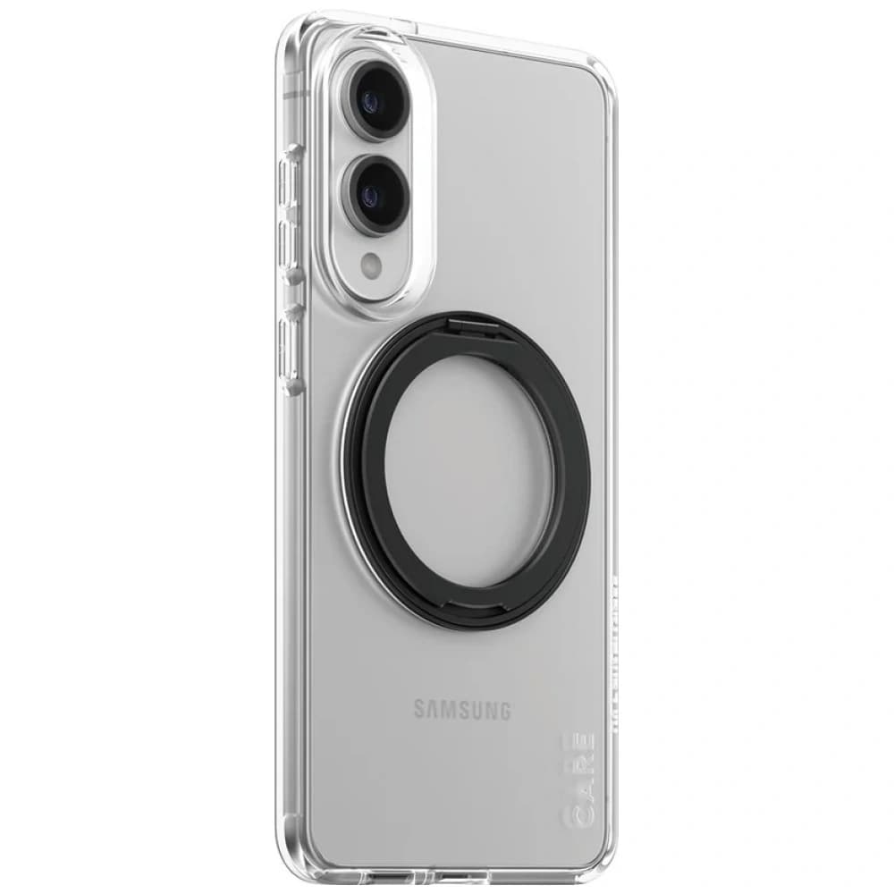 CARE by PanzerGlass Funkció Fekete Állvány & QI Samsung Galaxy S25 Edge átlátszó - 2