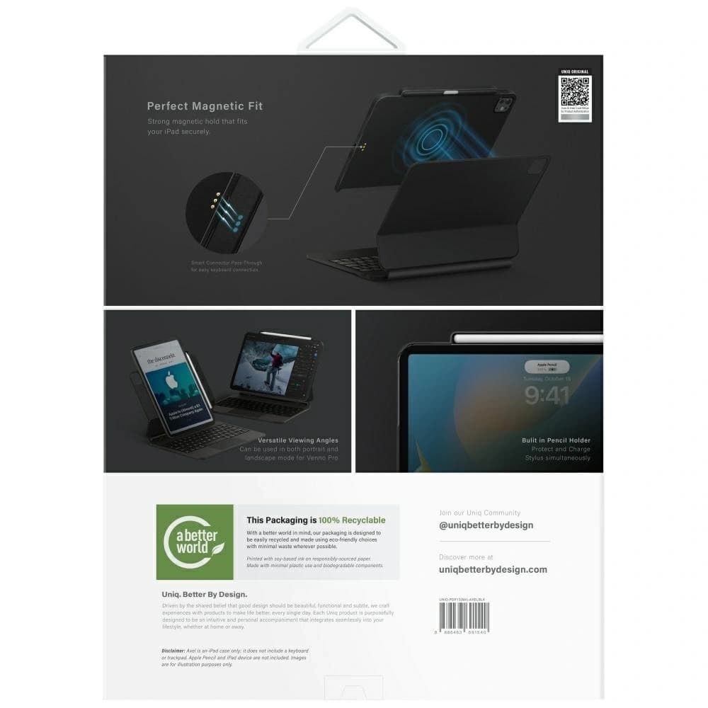 UNIQ Axel Apple iPad Pro 13" 2024 schwarz - 8
