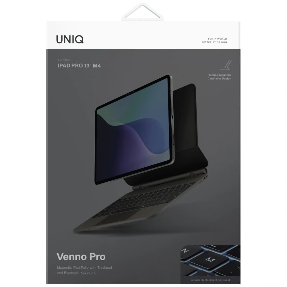 UNIQ Venno Pro Magnetický chytrý kryt pro Apple iPad Pro 13" 2024 černý - 7