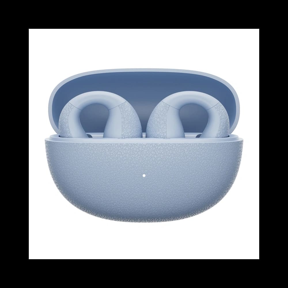 Căști wireless QCY Crossky C10 cu clip Bluetooth 5.4 albastre - 3